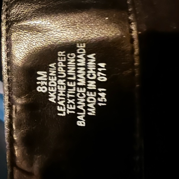 Anne Klein black leather high boot - Picture 8 of 8